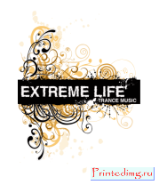 Толстовка Extreme life ( trance music )