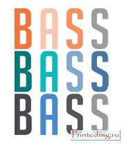 Толстовка Bass bass bass
