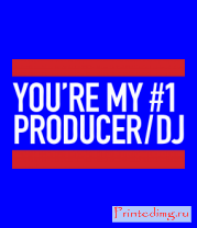 Толстовка You are my No1 producer DJ