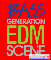 Толстовка Bass generation EDM scene