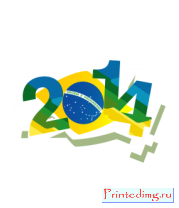 Футболка женская Brazil 2014 FIFA