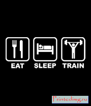 Кепка Eat sleep train