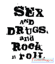 Толстовка Sex Drugs and Rock'n'Roll