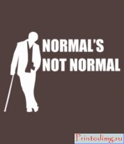 Футболка Normal's not normal