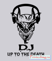 Толстовка без капюшона DJ - Up to the death