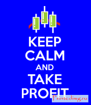 Толстовка без капюшона Keep calm and take profit