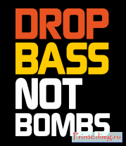 Толстовка без капюшона Drop bass not bomb