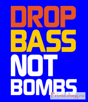 Толстовка без капюшона Drop bass not bomb