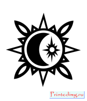 Толстовка Исламский символ в узорах