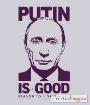 Толстовка Putin is good