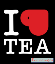 Борцовка женская I love tea (with cup)