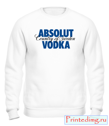 Толстовка без капюшона Absolut Vodka