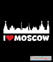 Борцовка женская Я люблю тебя, Москва