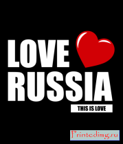 Толстовка Russia Love