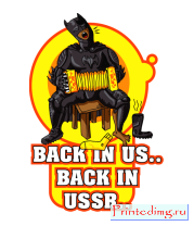 Толстовка без капюшона Back in USSR