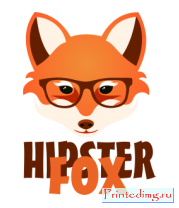 Толстовка Hipster fox