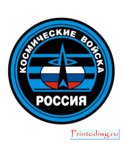 Толстовка без капюшона Космические войска России