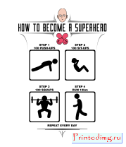 Толстовка Как стать супергероем
