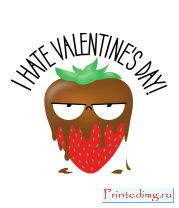 Толстовка I Hate Valentines Day