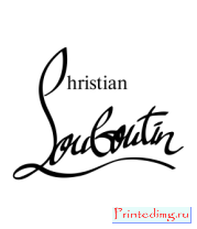 Толстовка Christian Louboutin logo