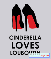 Толстовка Cinderella Loves Louboutin