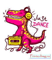 Толстовка без капюшона Just Dance Dino
