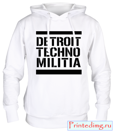 Толстовка Detroit techno militia