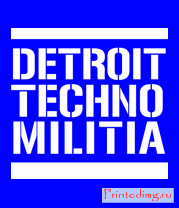 Толстовка Detroit techno militia