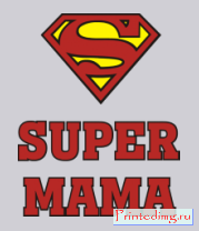Толстовка Super Мама