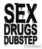 Толстовка Sex Drugs Dubstep