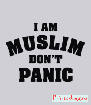 Толстовка I am muslim, don't panic