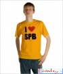 Хочешь купить футболку I love SPB? В магазине прикольных футболок Чудо майка