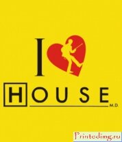Футболка женская I Love House