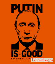 Детская футболка Putin is good