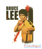 Футболка женская Bruce Lee blood