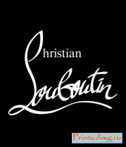Борцовка женская Christian Louboutin logo